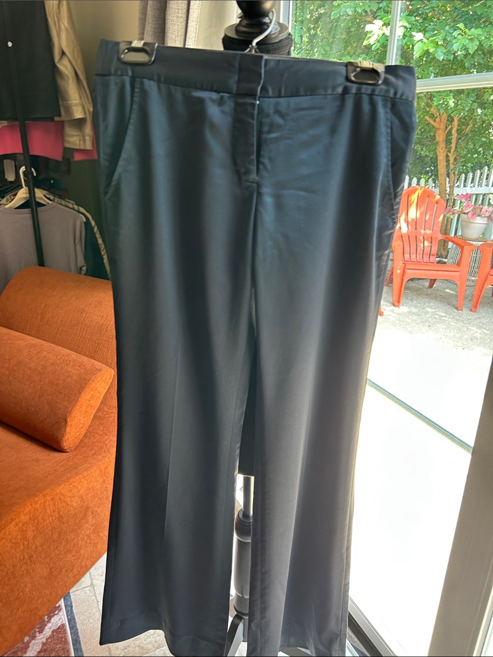 BCBGMaxAzria Black Wide-Leg Dress Pants